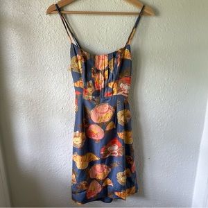 Maeve Anthropologie Peony Slip Dress